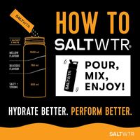 SaltWTR Wild Orange - Sugar-free Electrolytes - Immune Support Hydration - 40 pack